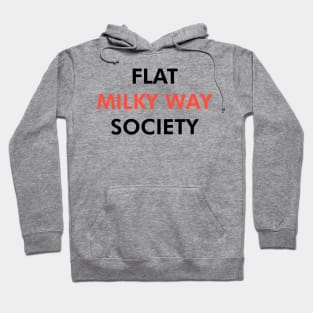 Flat Milky Way Society (Dark) Hoodie